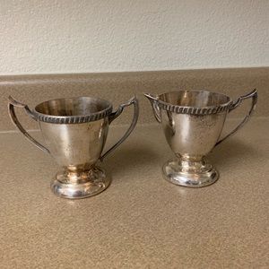 National cream and sugar set